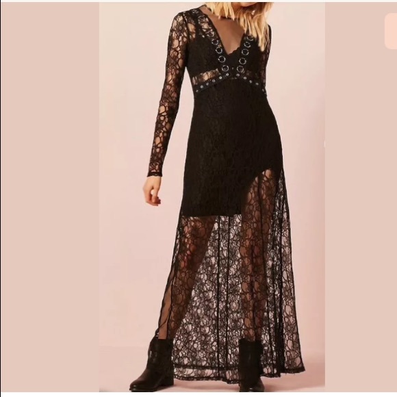 black sheer dress forever 21